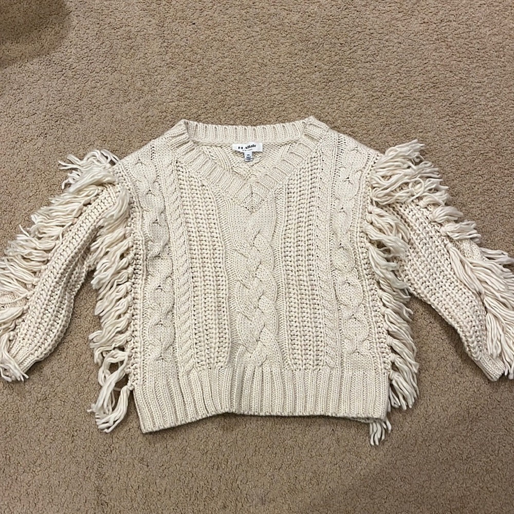 HL Affair NEW YORK Fringe Sweater
